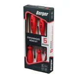 BERGER csavarhúzó készlet 5r. SL+PH mágneses CrV