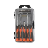 KENDO műszerész tömítés kaparó és csavarhúzó bitkészlet 17r. CrV No.20539