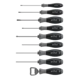 WIHA Softfinish LIMITÁLT 85 éves születésnapi csavarhúzó készlet 9r. SL+PH+T+Sörnyitó No.46544