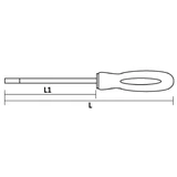 BERGER flexibilis bit hajtószár 1/4"x150/265mm