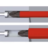 WIHA slimBit electric VDE Pozidriv bit hegy PZ2x75 2831-12/No.34586
