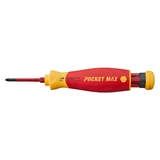 WIHA PocketMax electric VDE csavarhúzó és bittartó készlet 4r. SB283109040/No.45296