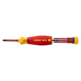 WIHA PocketMax electric VDE csavarhúzó és bittartó készlet 4r. SB283109040/No.45296