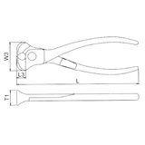 BERGER harapófogó 180mm