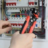 KENDO kábelcsupaszító és saruzó fogó 200mm 0,2-0,8mm2 No.11721