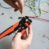 KENDO kábelcsupaszító és saruzó fogó 200mm 0,2-0,8mm2 No.11721