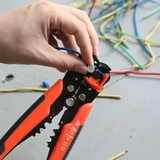 KENDO kábelcsupaszító és saruzó fogó 200mm 0,2-0,8mm2 No.11721