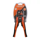 KENDO kábelcsupaszító és saruzó fogó 200mm 0,2-0,8mm2 No.11721
