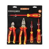 KENDO VDE szigetelt fogó és csavarhúzó készlet 5r. No.85136