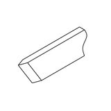 NAREX Profi faeszterga simítókés 818202