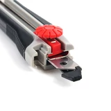 BERGER Fémsínes kés törhető pengével 18mm ZK83 gumis, csavaros