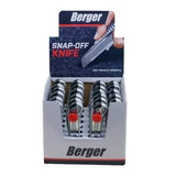 BERGER Fémházas kés törhető pengével 18mm ZK98-1 csavaros