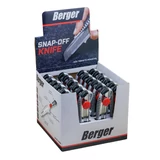 BERGER Fémházas kés törhető pengével 18mm ZK98-1 csavaros