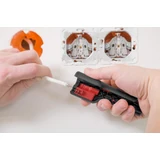 WIHA kábelcsupaszító Multi-tool koaxiális kábelekhez és F-csatlakozókhoz 125 Z73200306SB/No.44241