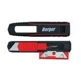 BERGER 2in1 fémházas biztonsági kés SK5 2+2 trapéz/horgas pengével ZK9603-SB