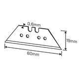 Trapéz penge 10db ZK11T-10 TYPE1
