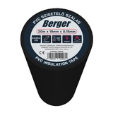 BERGER PVC szigetelőszalag Fekete 20mx19mm/0,15mm