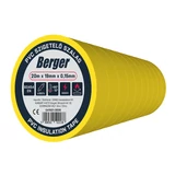 BERGER PVC szigetelőszalag Sárga 20mx19mm/0,15mm
