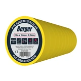 BERGER PVC szigetelőszalag Sárga 20mx19mm/0,15mm