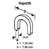 APEXON kábelrögzítő kapocs 12mm 1000db 6212/M (Rapid36)