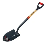 BERGER ásólapát keményfa nyéllel, PP+TPR D-markolattal 2,56kg 1050mm