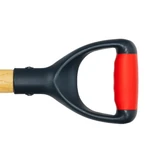 BERGER ásólapát keményfa nyéllel, PP+TPR D-markolattal 2,56kg 1050mm