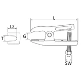 HANS gömbfejkinyomó 160/60mm BJP-J
