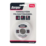 BERGER forrasztóón folyasztószerrel Sn60Pb40 1mm/100g dobon+SB