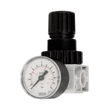 GAV nyomásszabályzó nyomásmérővel 1/4" R-180