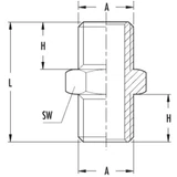 GAV toldó közcsavar 3/8" 1221/4