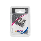 GAV tömlővéges csatlakozó, külső menetes d6mm-1/4˝ 1233/2 bliszter (2db)