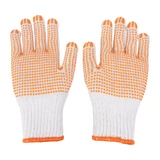 KENDO kötött pamutkesztyű 1 oldalon pettyezett 9"/L No.76132