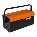 KENDO fém szerszámos láda 400x200x180mm No.90210