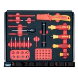 WIHA eMobility szerszámkocsi 5 fiókos +102r. szerszámkészlet 9500/Nr.45801