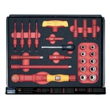 WIHA eMobility szerszámkocsi 5 fiókos +102r. szerszámkészlet 9500/Nr.45801