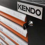 KENDO szerszámkocsi 6 fiókos + 170r. szerszám klt. No.90345