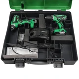 HITACHI KC10 DML akkus fúró + ütvecsavarozó szett 10,8V 2x1,5Ah Li-ion (DS10DAL+WH10DAL)