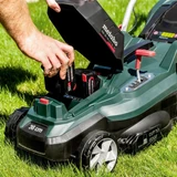 METABO RM 36-18 LTX BL 36 akkus fűnyíró 2 db 4,0 ah akku+ töltő