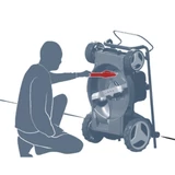 EINHELL GP-CM 36/47 S HW Li (4x4,0Ah) akkus fűnyíró PXC 3413200