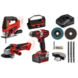 EINHELL TE-TK 18/3 Li Kit (JS+CD+AG) akkus gép szett 4257241