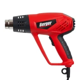 BERGER hőlégfúvó kétfokozatú 2000W/230V készlet 10r. kofferben HG 20-550 PC
