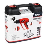 BERGER hőlégfúvó kétfokozatú 2000W/230V készlet 10r. kofferben HG 20-550 PC