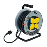 BERGER kábeldob fém, gumi szig. kábellel 25m 3x1,5 230V IP44