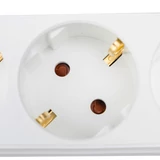 BERGER 3 aljzatos hosszabbító-elosztó kapcsolóval 1,5m 3x1,5 +USB-A +USB-C IP20