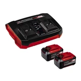 EINHELL Twincharger Kit 2x5,2Ah akku + dupla töltő szett 4512108