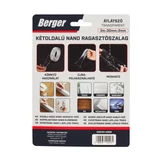 BERGER kétoldalú nano ragasztószalag 3mx30mm/2mm víztiszta