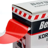 BERGER kordonszalag PE 250mx80mm/0,04mm piros/fehér