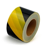 BERGER kordonszalag PE 250mx80mm/0,04mm sárga/fekete