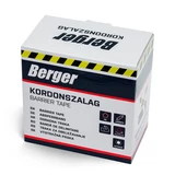BERGER kordonszalag PE 250mx80mm/0,04mm sárga/fekete