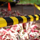 BERGER kordonszalag PE 250mx80mm/0,04mm sárga/fekete